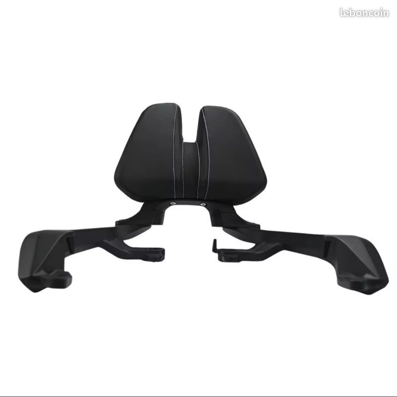 Coussin Dossier Arrière Moto Passager - Mousse PU Confortable Adhésif Anti-Déchirure