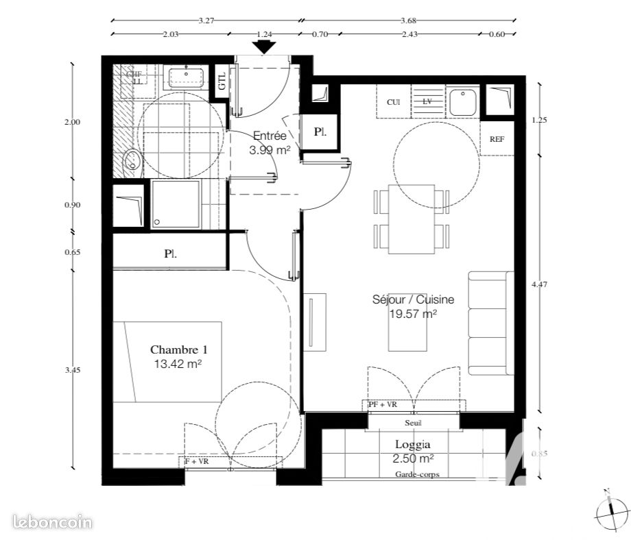 Appartement a louer alfortville - 2 pièce(s) - 42 m2 - Surfyn