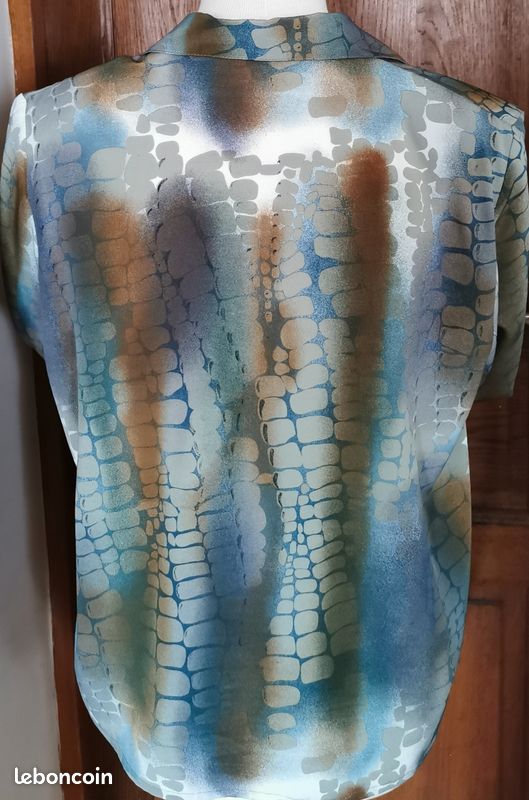 Chemisier imprimé M/L taille 46 (image 7)