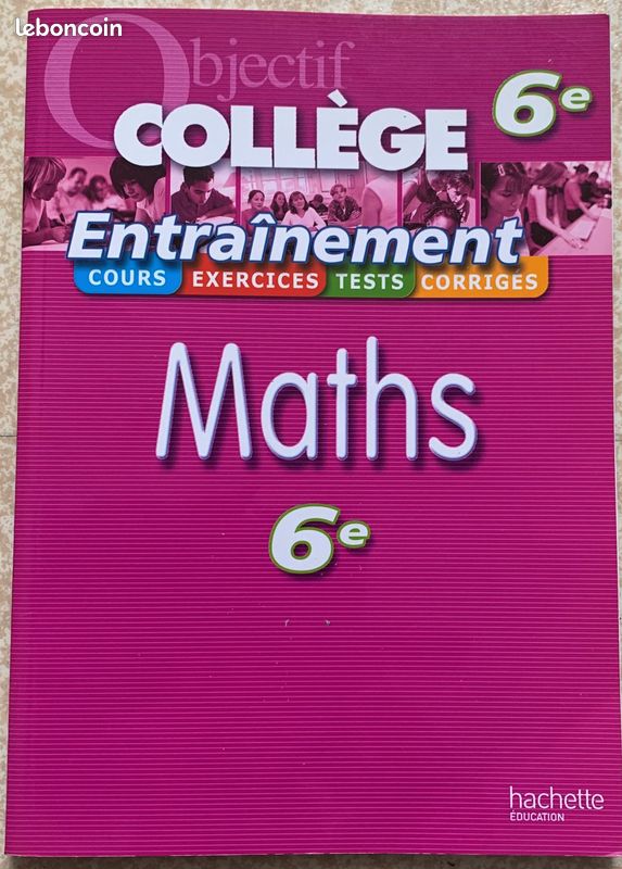 Livre de cours et d'exercices Maths 6e (image 1)