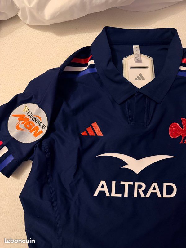 Maillot Officiel équipe De France Rugby - Tournoi IV Nations 2025 - Fabriqué En France
