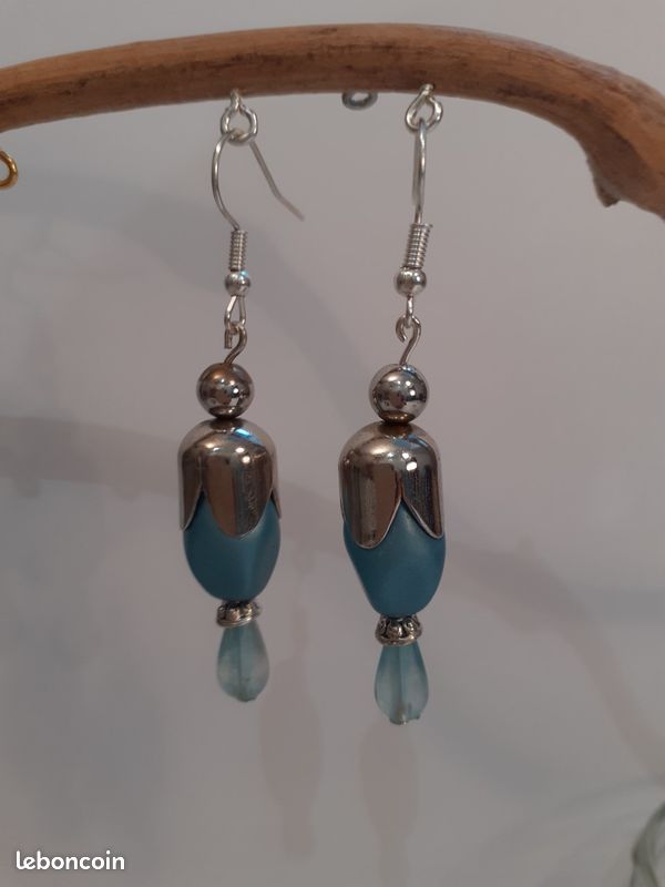 Boucles d’oreilles faites main et uniques (image 3)