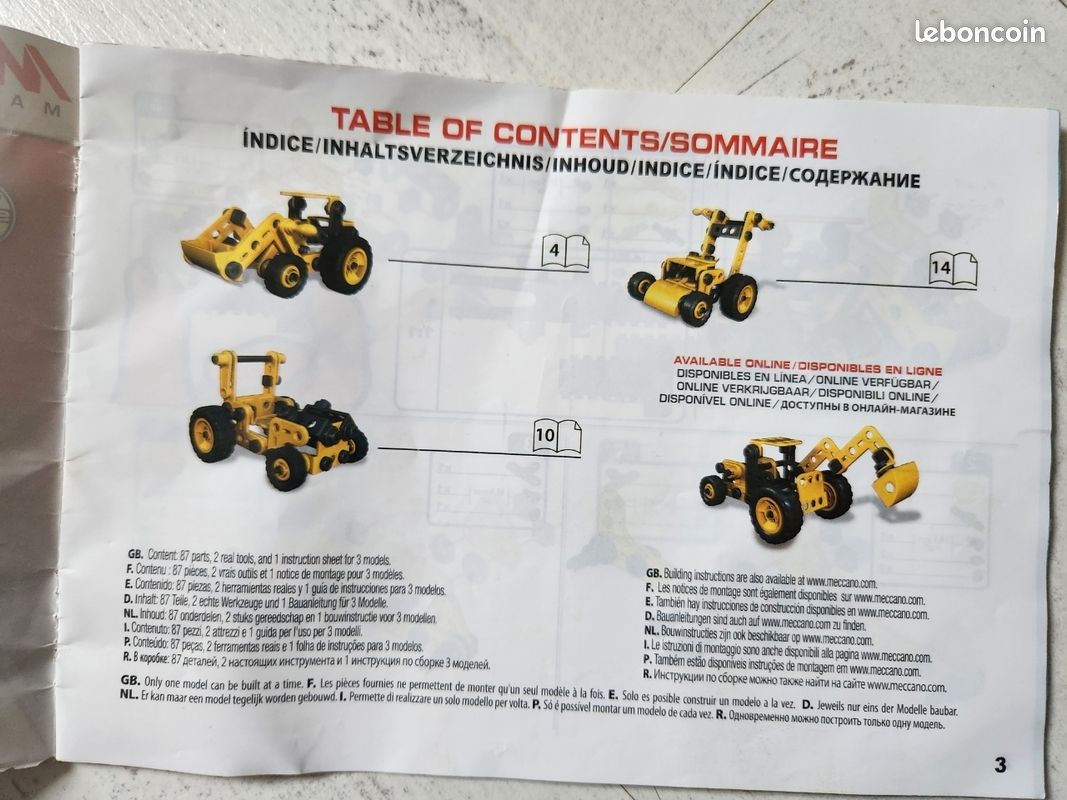 Set de construction mecano Jeux Jouets