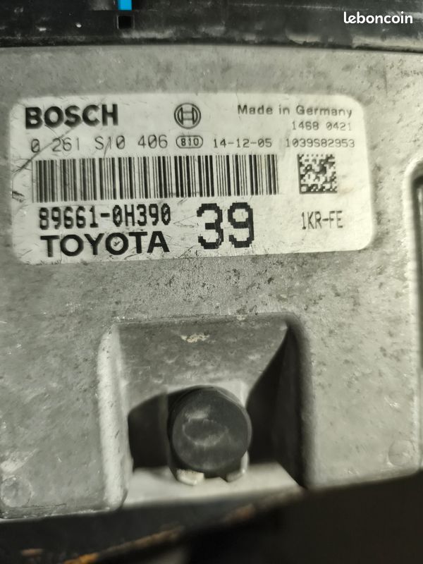 Calculateur Moteur (ECU) PEUGEOT 107 Phase 2 - Réf. 89661-0H070 - Occasion Bon État