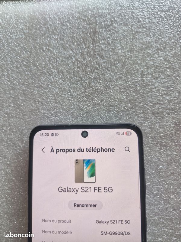 Samsung galaxy s21 fe très bon état SM-990B/DS (image 3)