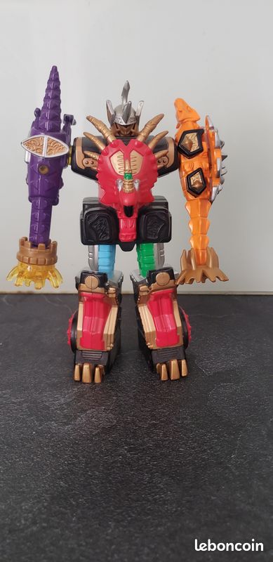 Power Rangers Dinothunder Megazord – Bandai D'occasion, Nostalgie Des Chevaliers Du Zodiaque ?