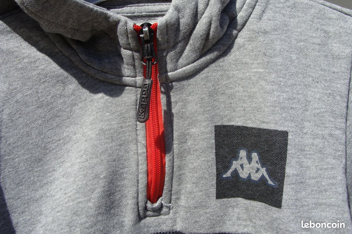 Kappa-Sweat-Shirt à capuche zippée 8 ANS (image 2)