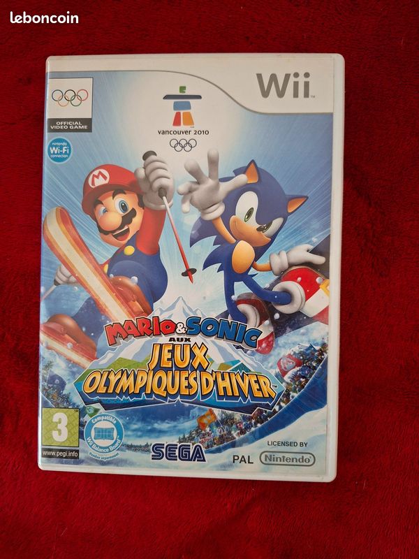 Jeu Wii Mario et Sonic aux JO d'Hiver (image 1)