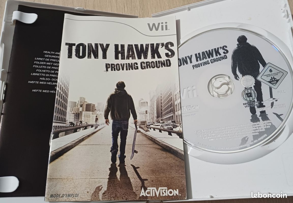 Planche De Skate Wii Tony Hawk (sans Le Jeu) Avec Boîte - Occasion, Livraison Offerte Possible