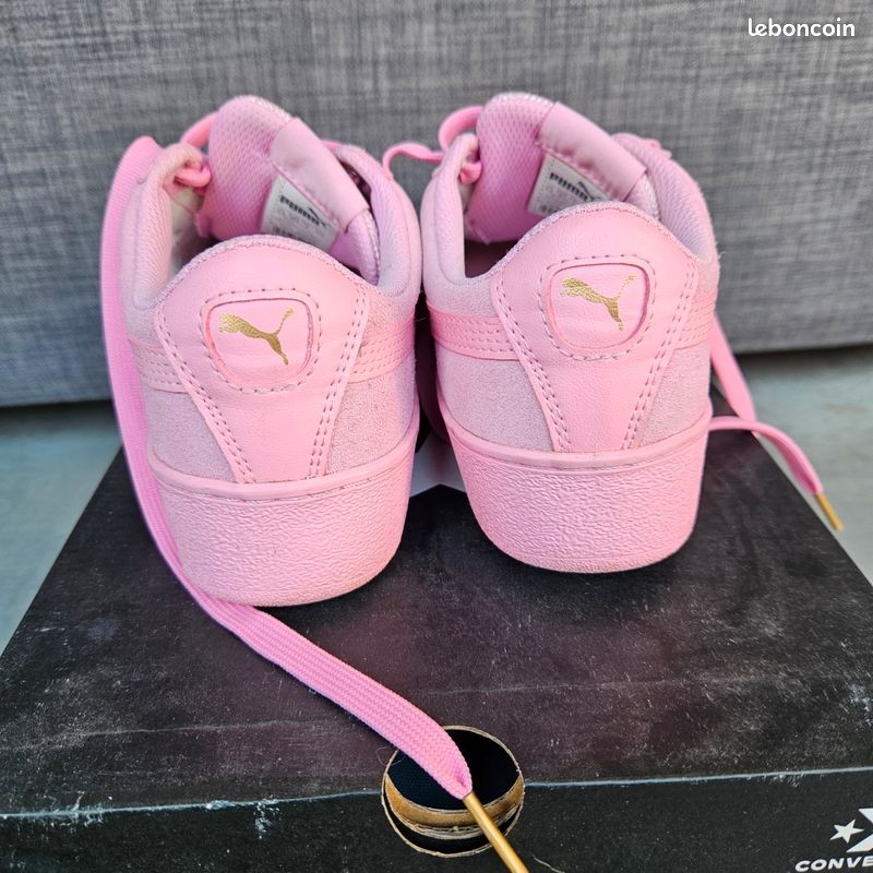 Leboncoin Chaussure Puma Puma Suede Rose 38 Baskets Sneakers Puma