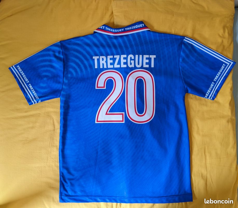 Maillot de football vintage extérieur Equipe de ance N°18 2000-2001 | Rakuten