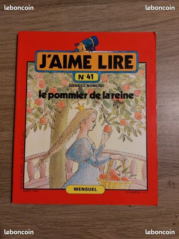Livre ancien de la collection j'aime lire n° 41 Le pommier de la reine tbe (image 1)