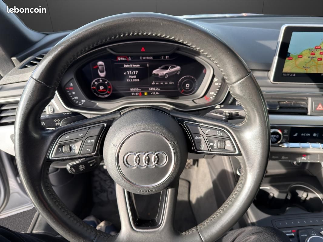 Audi A5 Cabriolet V6 3.0 TDI 218 S tronic 7 Quattro Design Luxe FRANCAISE (image 17)