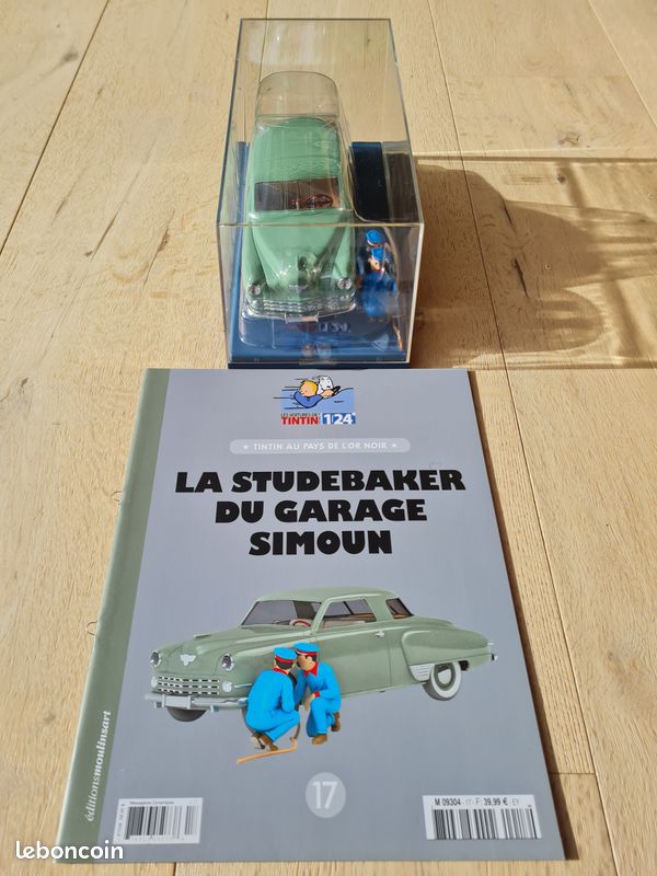 Les Voitures De Tintin N°17 - La Studebaker Du Garage (1/24) - Hachette, Neuve