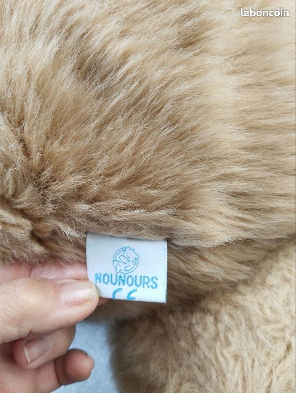 Nounours en peluche fabrication française (image 3)