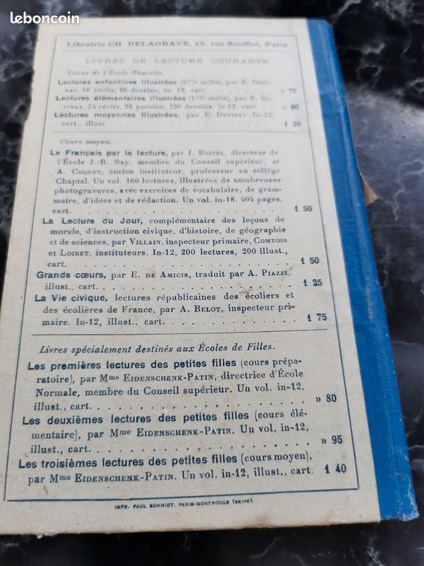 Livre rare Lectures moyennes (image 2)