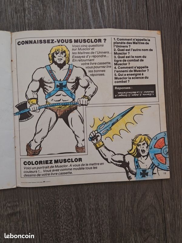Motu Club Maitres De L'Univers / Badge Du Club / France Musclor Mattel