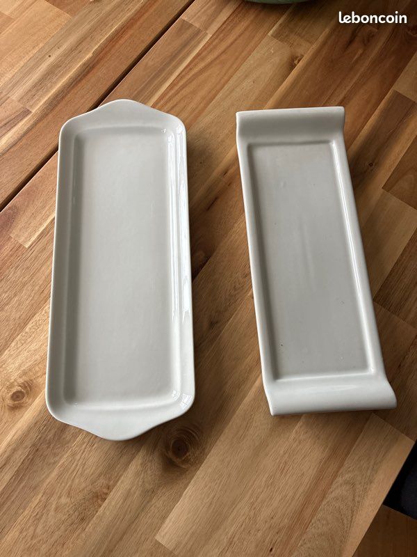 Lot de deux plats rectangulaires (image 1)