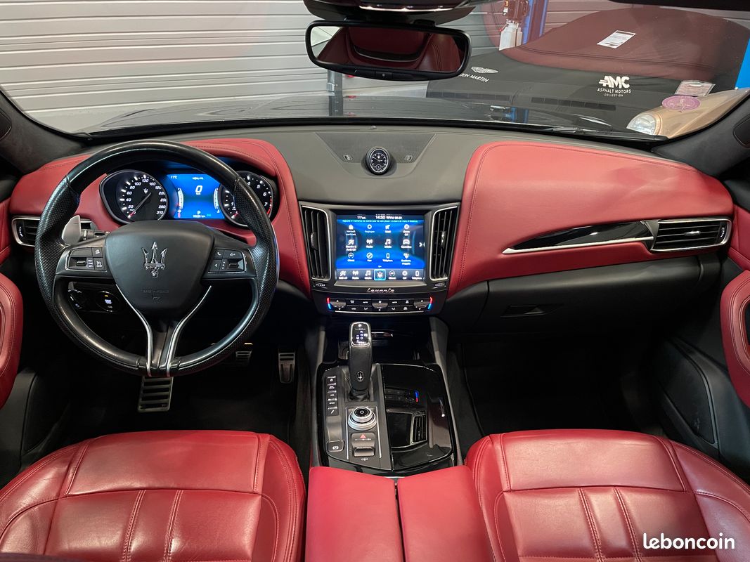Maserati Levante SQ4 GranSport – 430 cv – Garantie 12 mois offerte - Nero Ribelle – Entretien à jour (image 8)