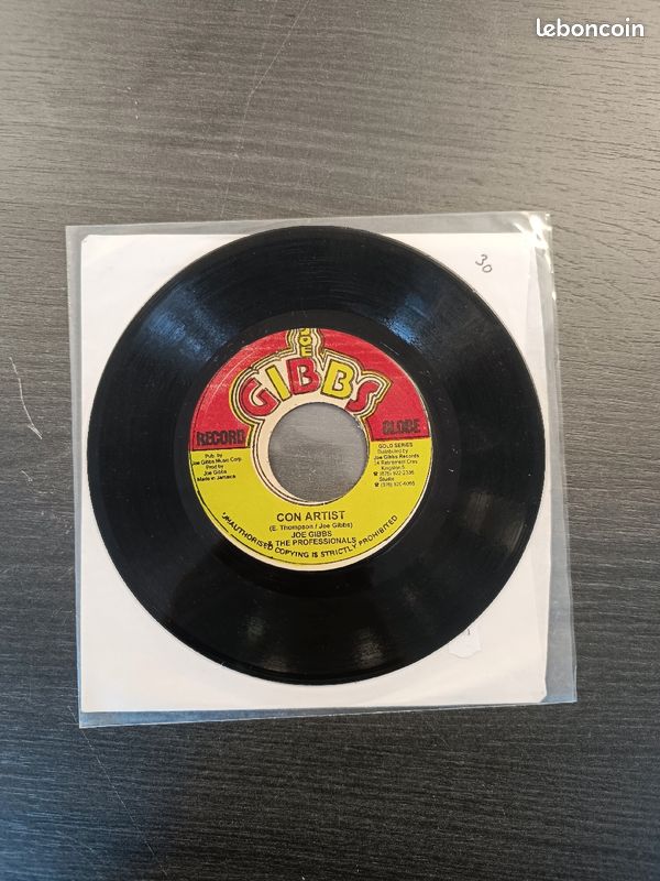 Vynil 45t Reggae Cornell Campbell and Joe Giibs (image 1)