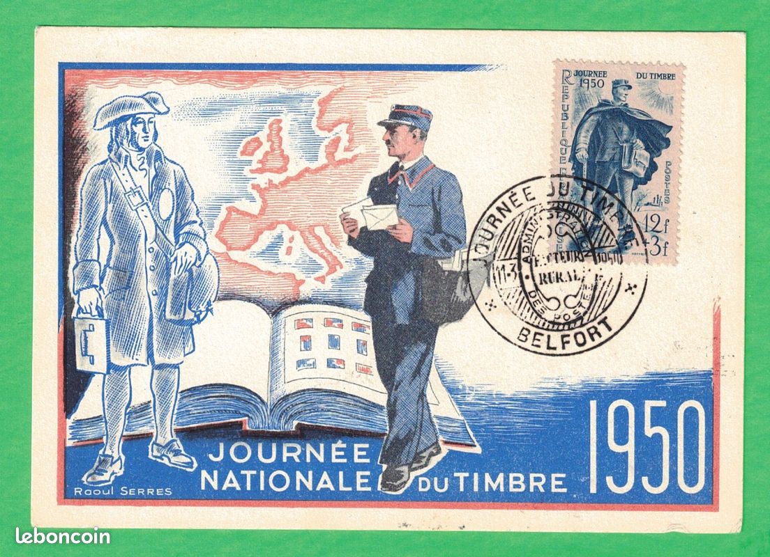 1949 - METZ Journée du Timbre 1946 VERLAINE
