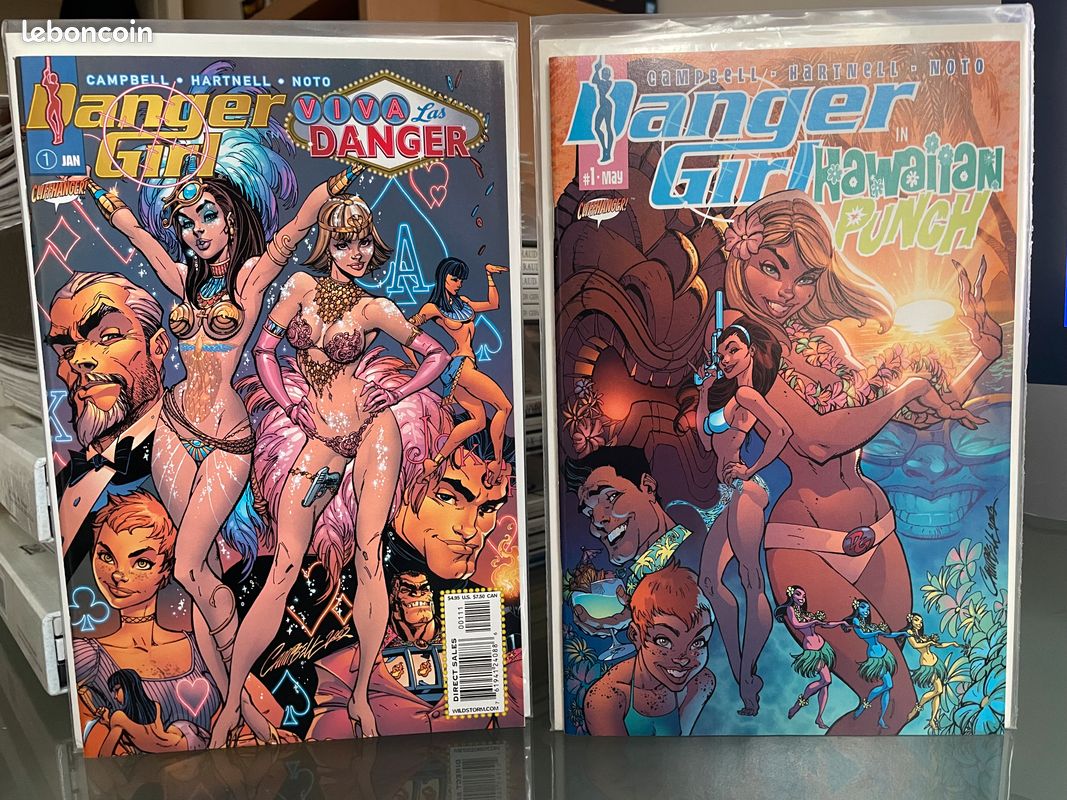 Danger Girl: Viva Las Danger #1 / Hawaiian Punch #1 (Cliffhanger) Campbell Variant (image 1)