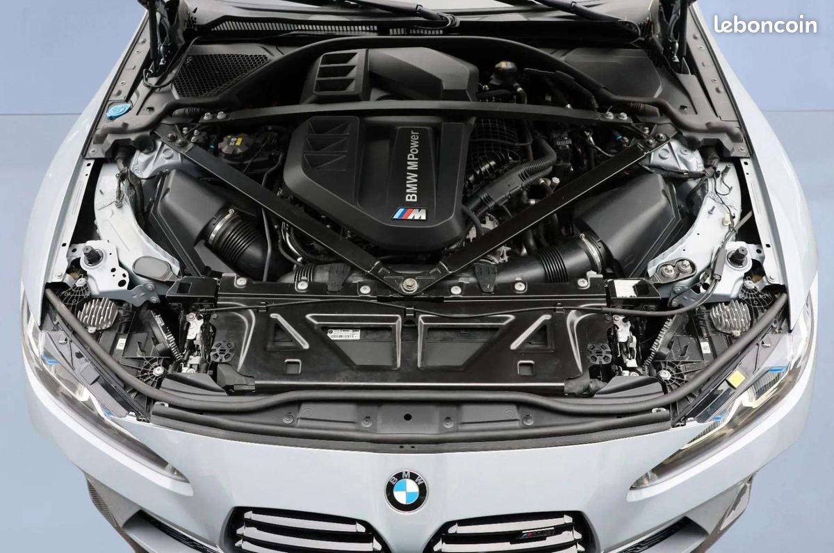 BMW M3 Competition 510 ch * Carbone Extérieur * Laserlight * Harman Kardon * HUD * Brooklyn Grey (image 21)
