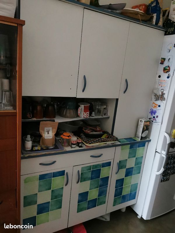 Meuble cuisine blanc (image 1)