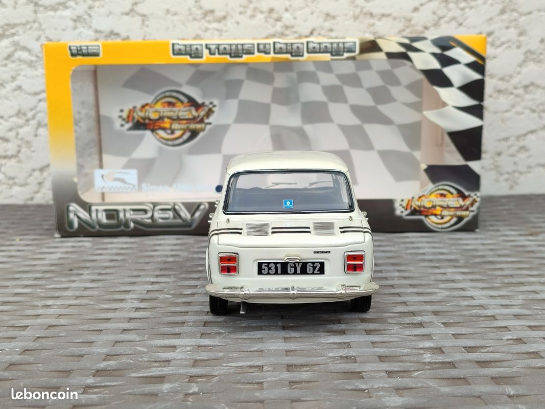 Norev Ancien 1/43 - Simca 1000 Rallye Série D - Boîte D'Origine (État Correct)