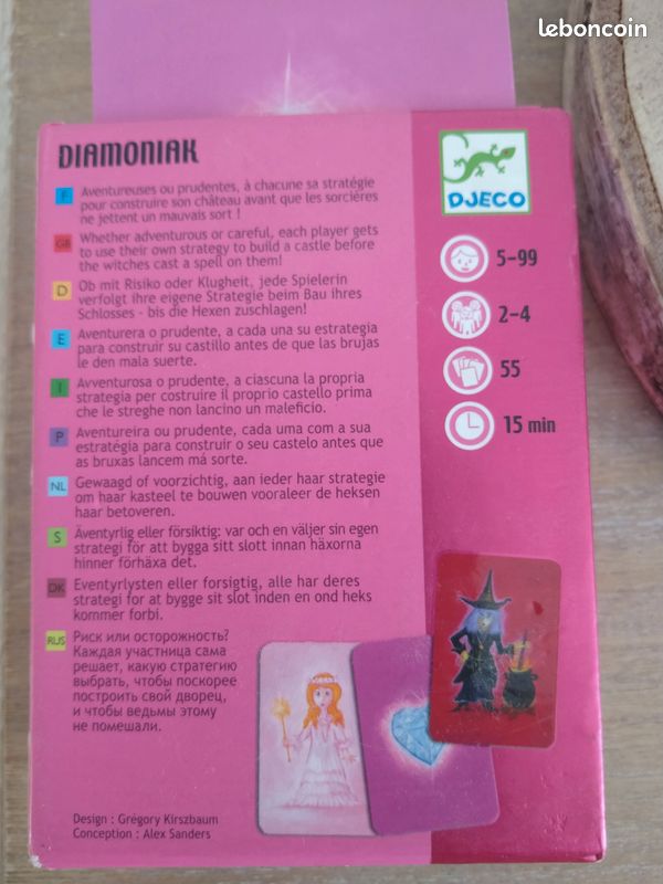 Jeu de société DIAMONIAK Djeco (image 2)