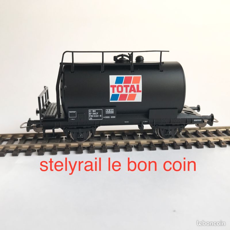 TRAINS LR ÉCHELLE O WAGON CITERNE STANDARD TÔLE Lg 23 cm