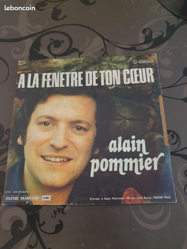 Disques vinyle 45 tours Alain Pommier"Non je ne le savais pas" (image 2)
