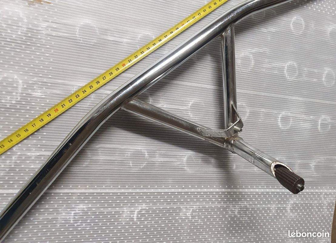 Guidon ITM MACH 3 Ergal Vintage - Plat Bar VTT / Ville