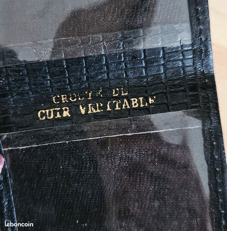 CUIR : Porte-cartes noir (image 5)