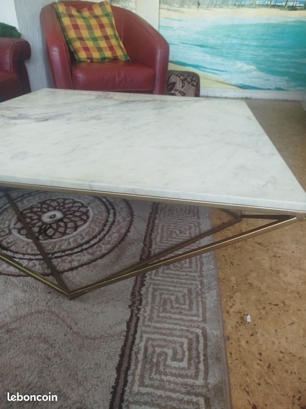 Table en marbre véritable (image 2)