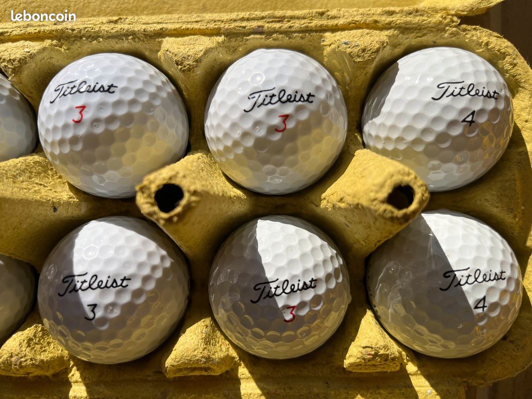 Lot 10 balles de golf Titleist - Quasi neuves (image 3)