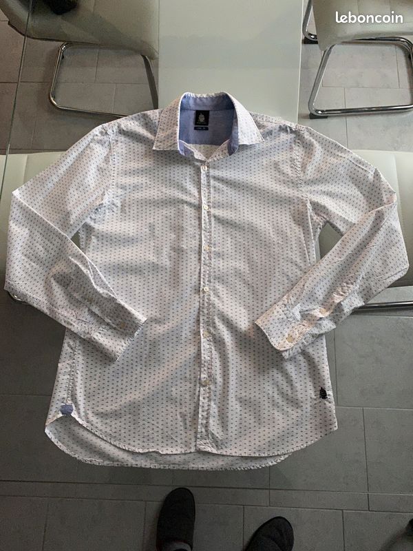 Chemise à motif Marina Yachting Taille 41 TBEG (image 1)