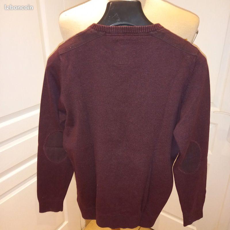 đđđsuperbe pull bordeaux taille un vrai M article irreprochable đđđ (image 6)
