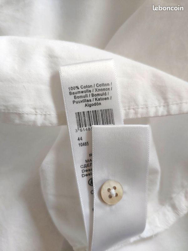 Blouse Femme 100% Coton Noire - Taille 44 - Occasion Très Bon état
