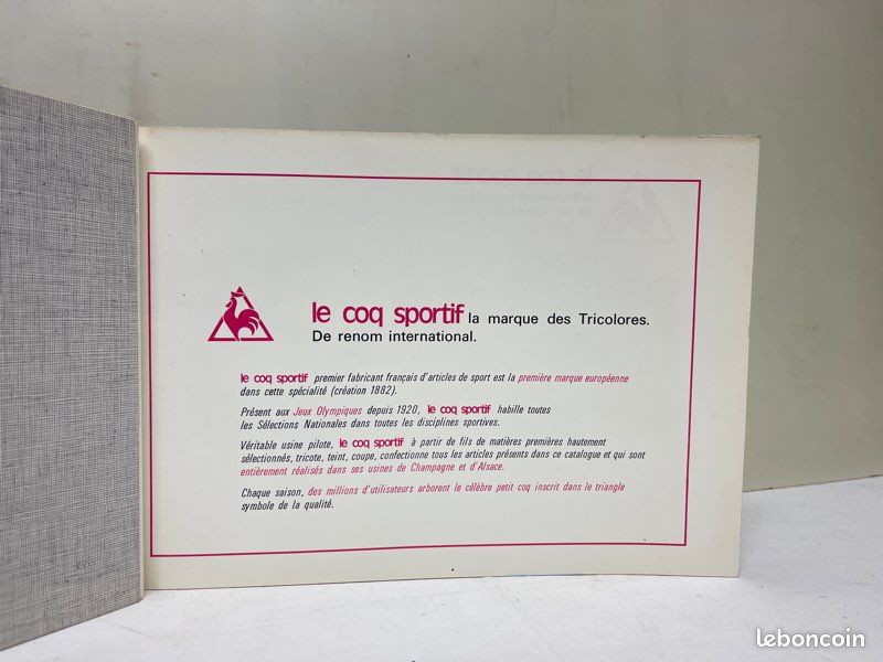 Catalogue Le Coq Sportif vintage (image 2)