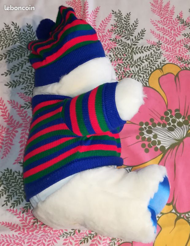 Peluche Ourson Blanc avec un Jeux & Jouets