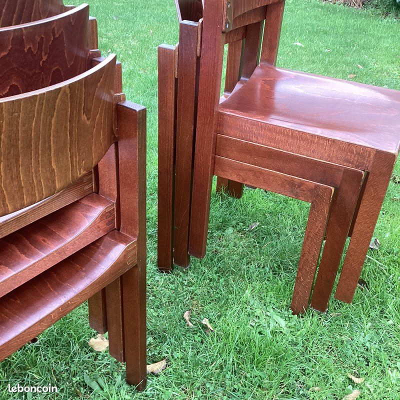 6 chaises vintage schlapp mobel (image 14)