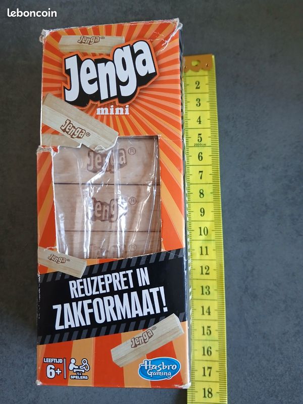 Jenga Mini (version de voyage de poche) Hasbro Gaming (image 2)