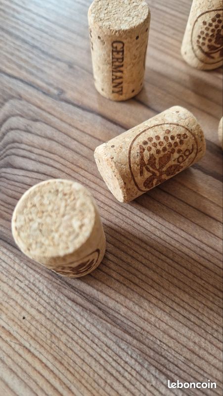 Gros Lot De 128+ Bouchons En Liège Naturel – Vintage – Tailles Mixtes – Fabriqués Au Portugal