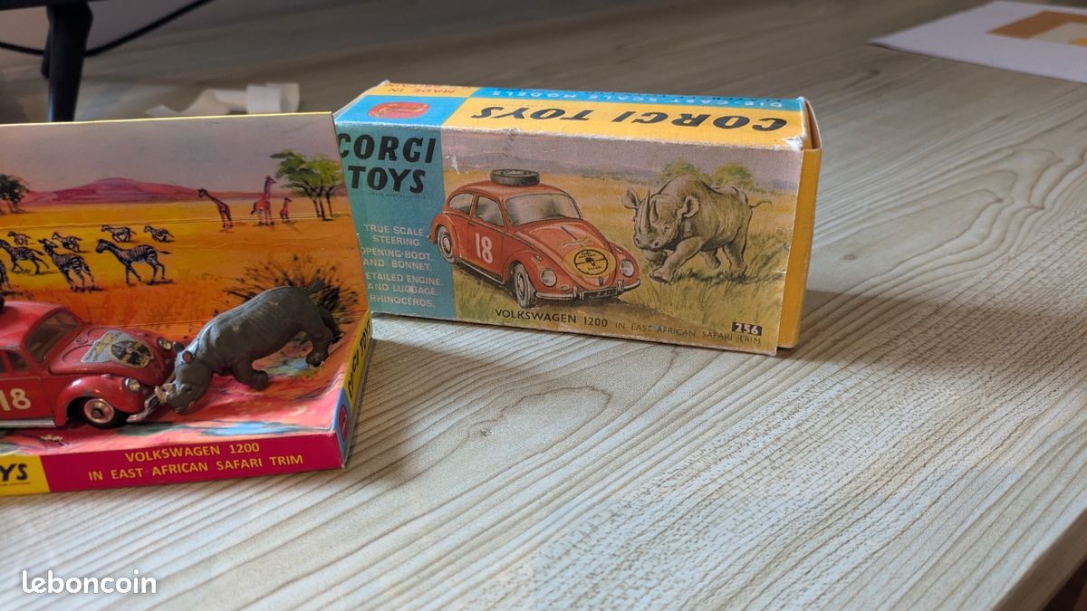 Coccinelle 1200 Volkswagen Dinky Toys - Gris Clair • EUR 75,00