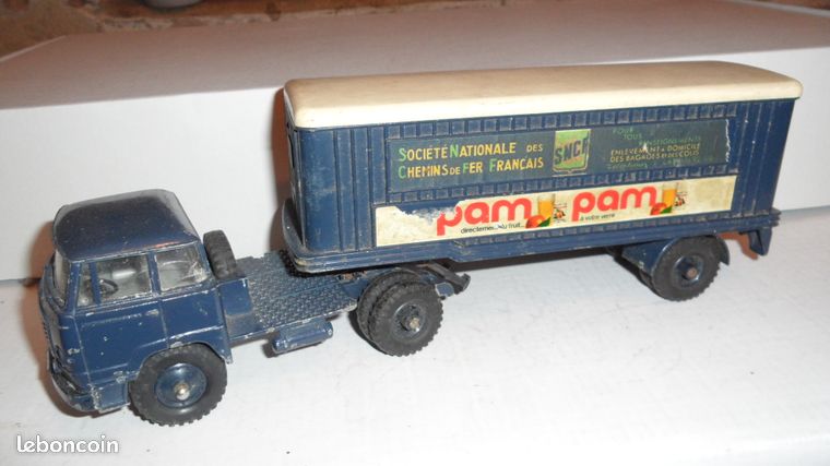 DINKY TOYS Ref 803 UNICSNCF PAM PAM + BOITE D'ORIGINE