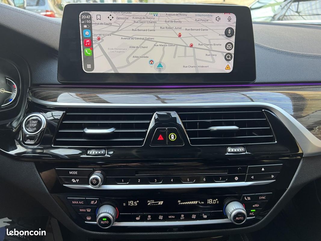 BMW SERIE 5 530d xDrive - BVA Sport Steptronic BERLINE G30 F90 Luxury PHASE 1 (image 16)