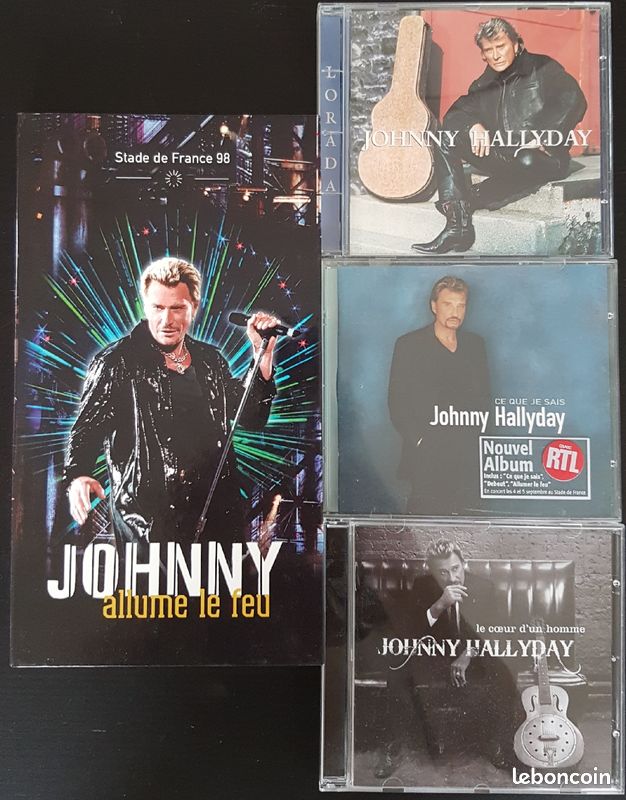 Johnny Hallyday - lot CD dont coffret stade de France 98 (image 1)