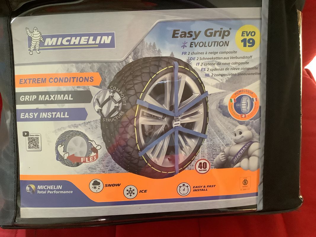 Chaînes neige Michelin Easy Grip Evo 19 - Équipement auto