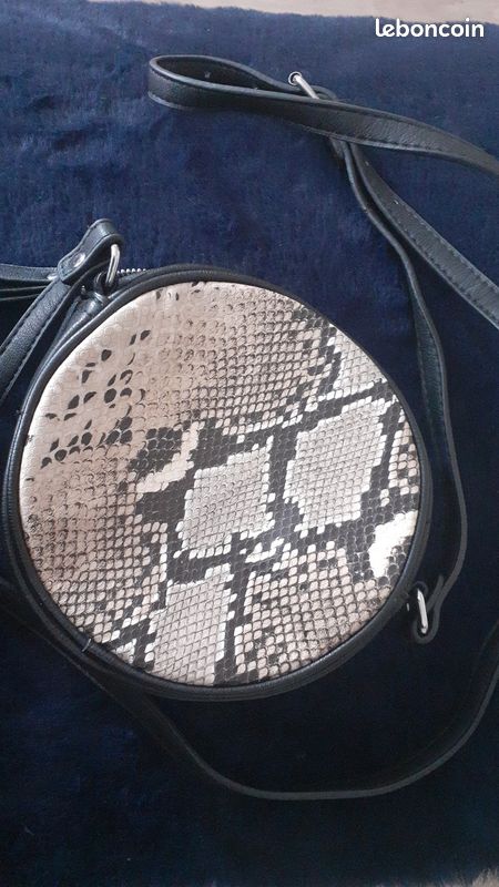 Sac rond façon python Camaïeu Accessoires Bagagerie